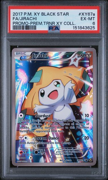 Jirachi FA #XY67a - XY Black Star Promo - PSA 6 EX-MT - Pokemon Jirachi FA #XY67a - XY Black Star Promo - PSA 6 EX-MT - Pokemon