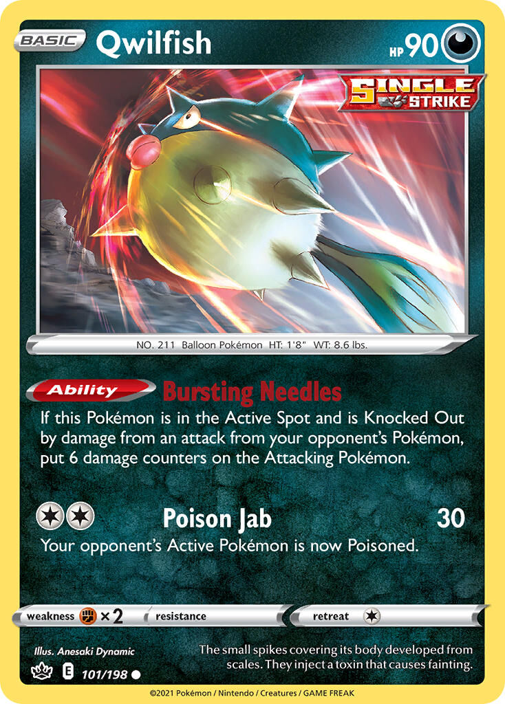 Qwilfish - 101/198 - EN