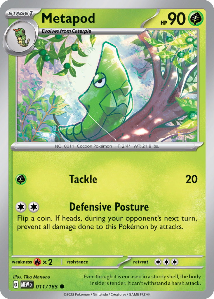 Metapod - 011/207 - EN Metapod - 011/207 - EN