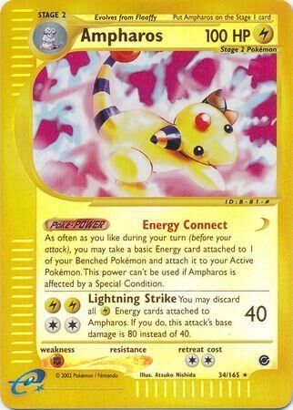 Ampharos - 34/165 - Reverse Holo - EN Ampharos - 34/165 - Reverse Holo - EN