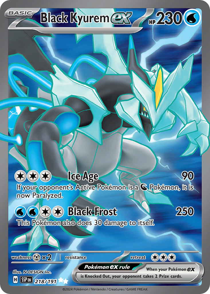 Black Kyurem ex - 218/191 - EN