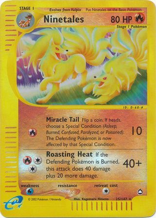 Ninetales - 25/147 - Reverse Holo - EN