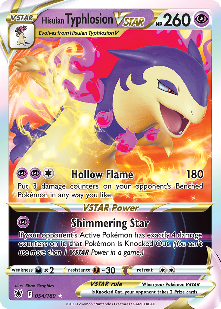 Hisuian Typhlosion VSTAR - 054/189 - EN