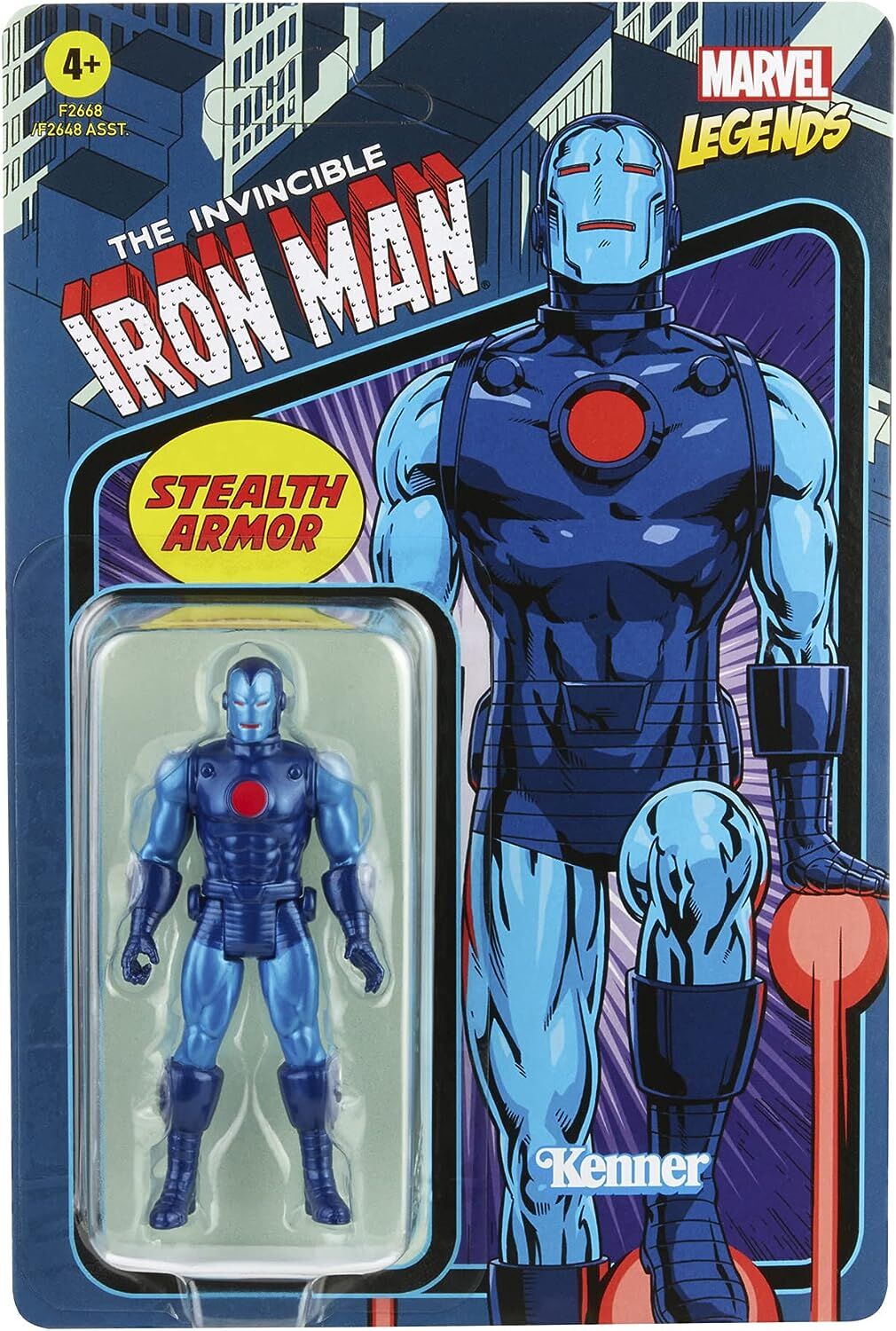 Marvel Legends Retro 375 Collection Stealth Suit Iron Man Actionfigur - 9.5 cm Marvel Legends Retro 375 Collection Stealth Suit Iron Man Actionfigur - 9.5 cm