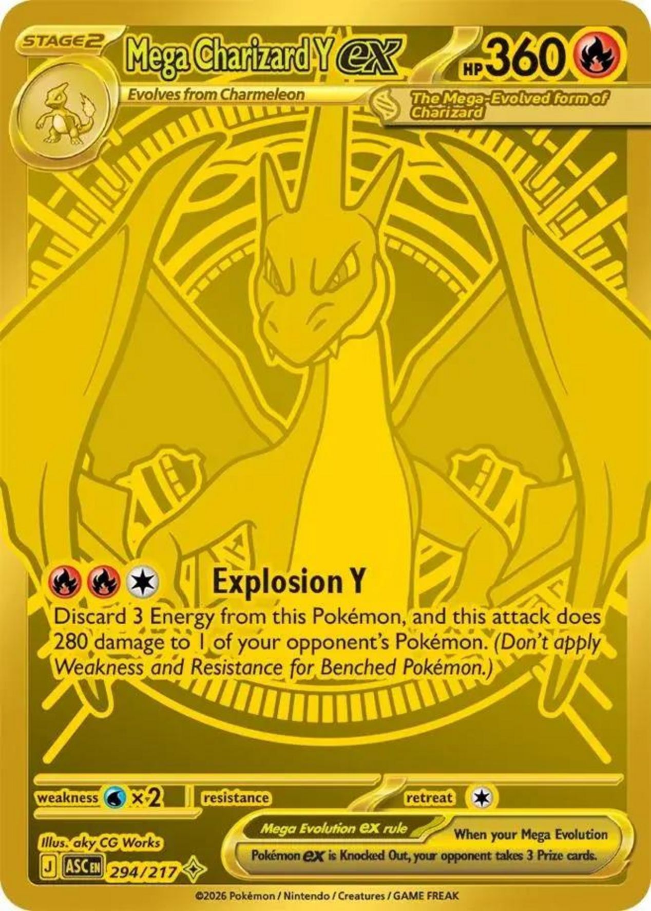 Mega Charizard Y ex - 294/217 - EN