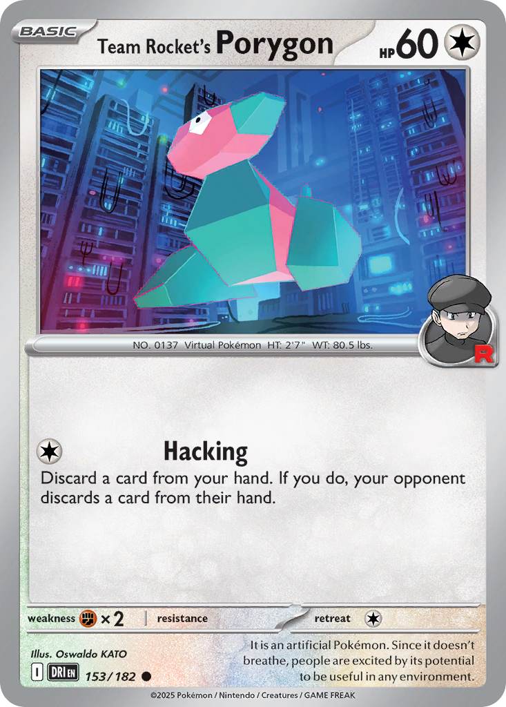 Team Rocket’s Porygon - 153/182 - EN