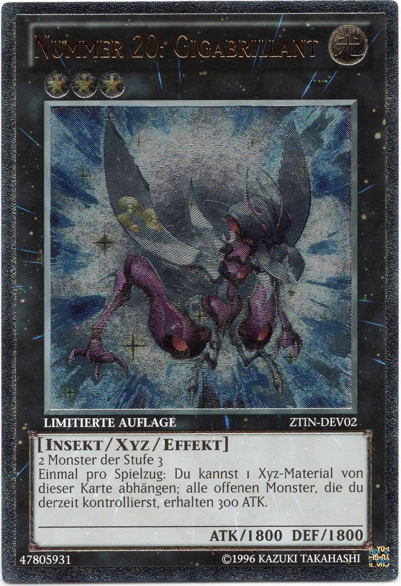 nummer-20-gigabrillant-ztin-dev02-ultimate-rare-limitierte-auflage-near-mint Nummer 20: Gigabrillant - ZTIN-DEV02 - Ultimate Rare - Limitierte Auflage (Near Mint)