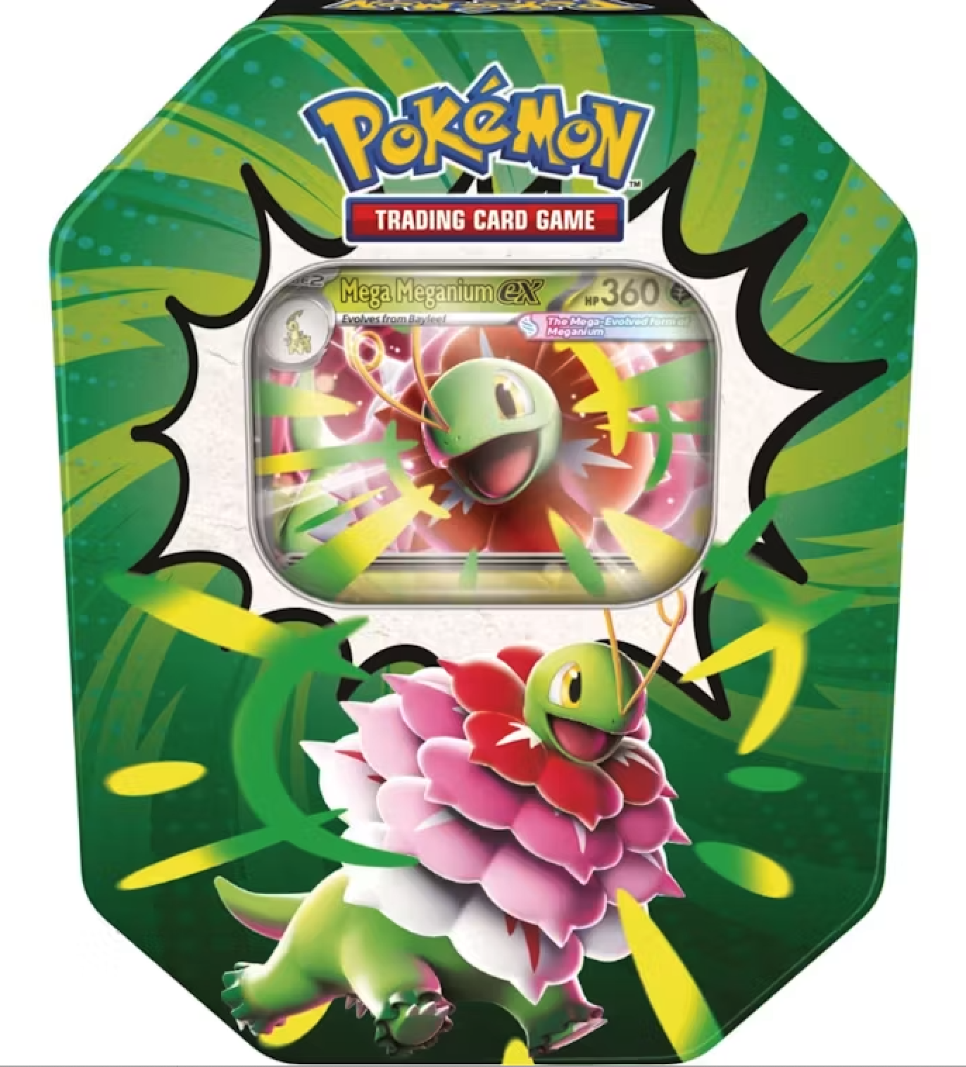 Pokémon TCG: Mega Evolution - Ascended Heroes Tin Box - Mega Meganium ex - EN