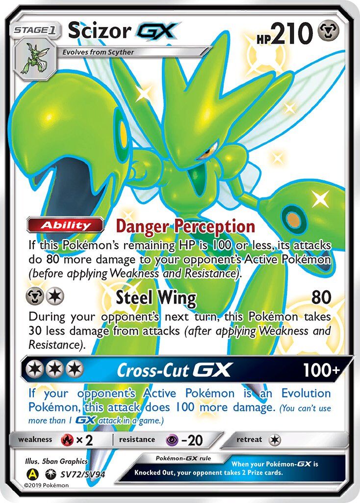 Scizor-GX - SV72/168 - EN Scizor-GX - SV72/168 - EN