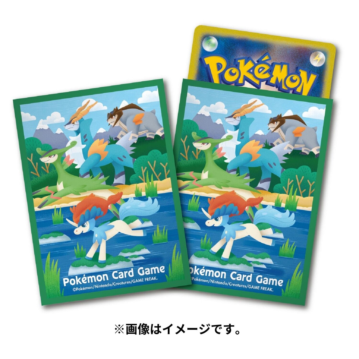 Pokemon Center Original Deck Sleeves Keldeo