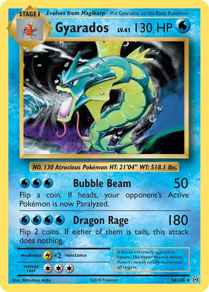 Gyarados - 34/108 - EN