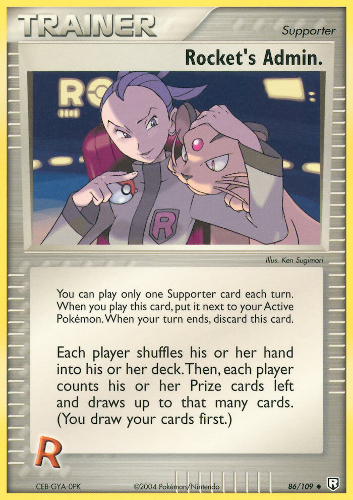 Rocket’s Admin. - 86/109 - Reverse Holo - EN