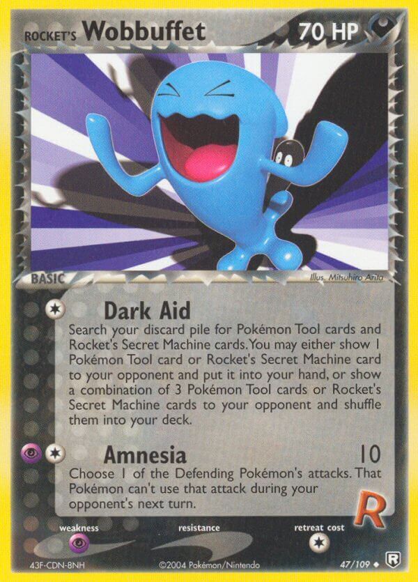 Rocket’s Wobbuffet - 47/109 - Reverse Holo - EN Rocket’s Wobbuffet - 47/109 - Reverse Holo - EN