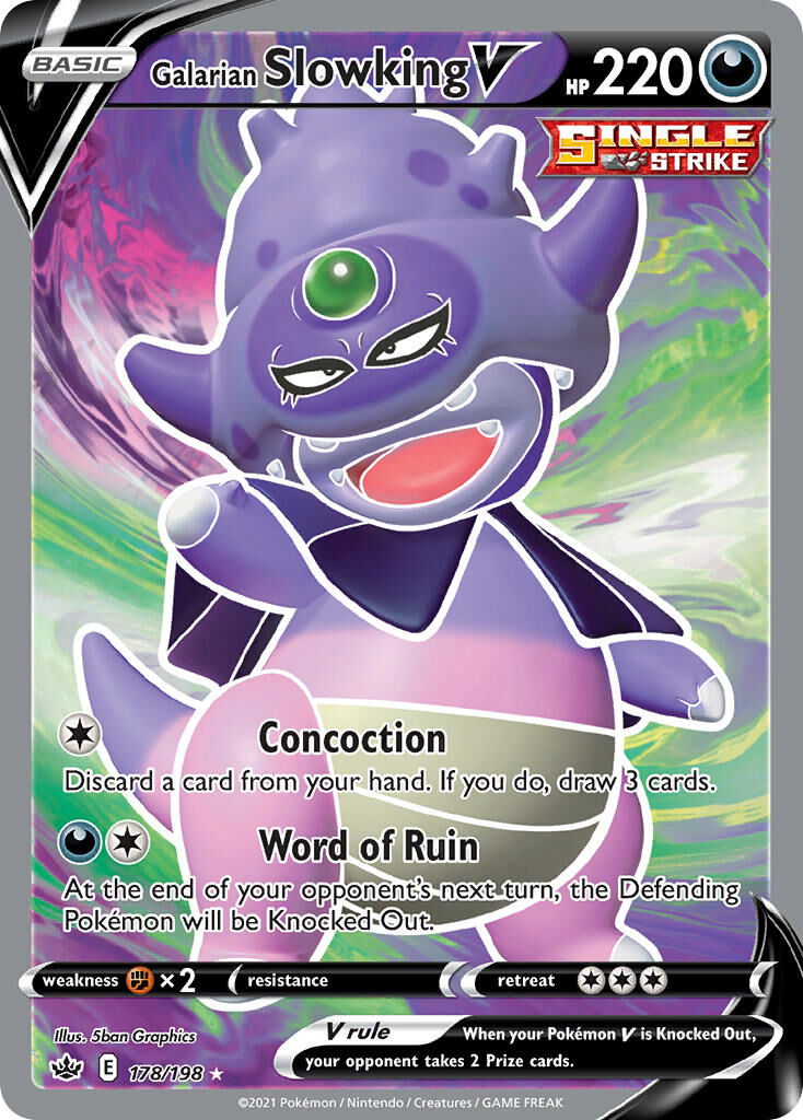 Galarian Slowking V - 178/198 - EN