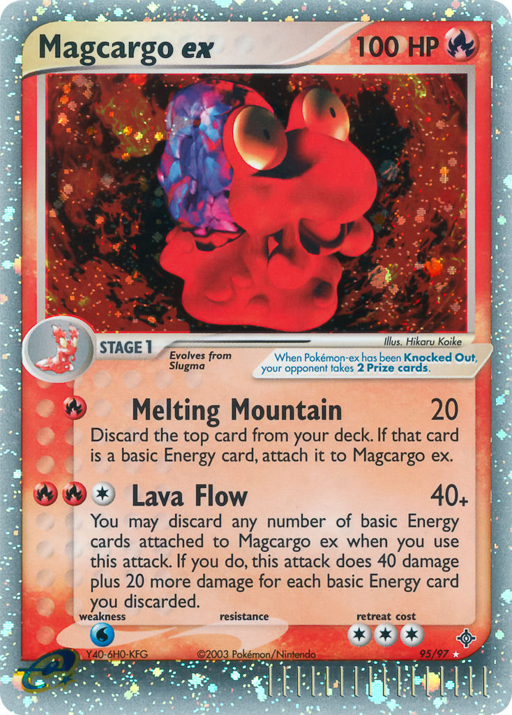 Magcargo ex - 95/97 - EN