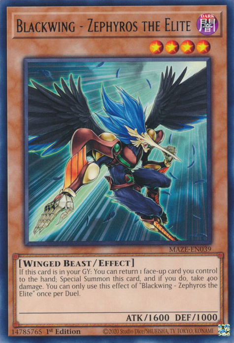 Schwarzflügel - Zephyros die Elite - MAZE-039 - Rare - 1. Auflage