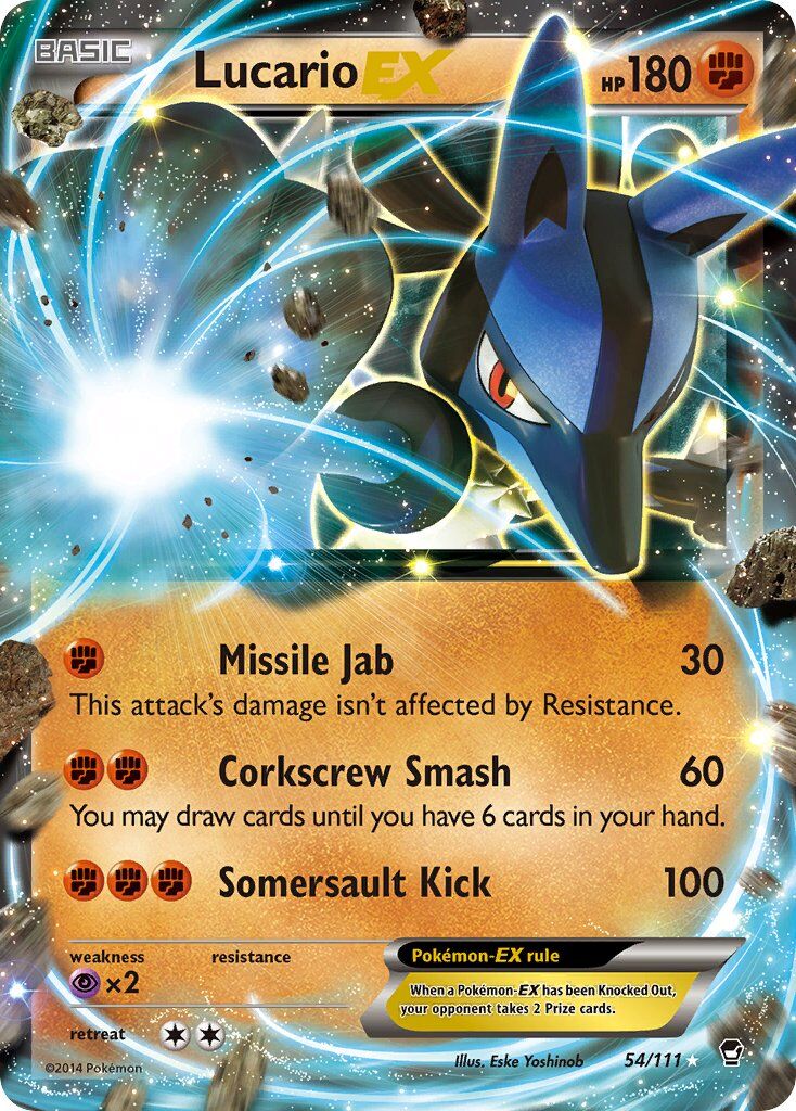Lucario-EX - 54/111 - EN