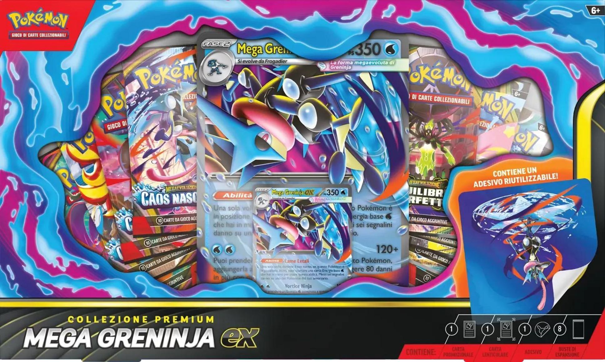 Pokémon TCG: Mega Greninja ex Premium Collection - IT