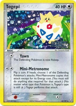 Togepi - 50/109 - Reverse Holo - EN Togepi - 50/109 - Reverse Holo - EN