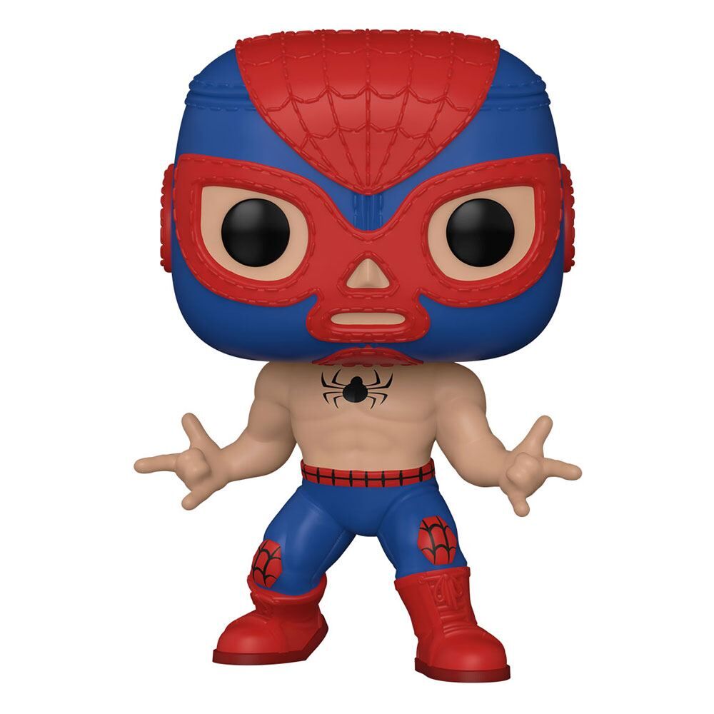 Marvel Luchadores POP! Vinyl Figur Spider-Man 9 cm Marvel Luchadores POP! Vinyl Figur Spider-Man 9 cm