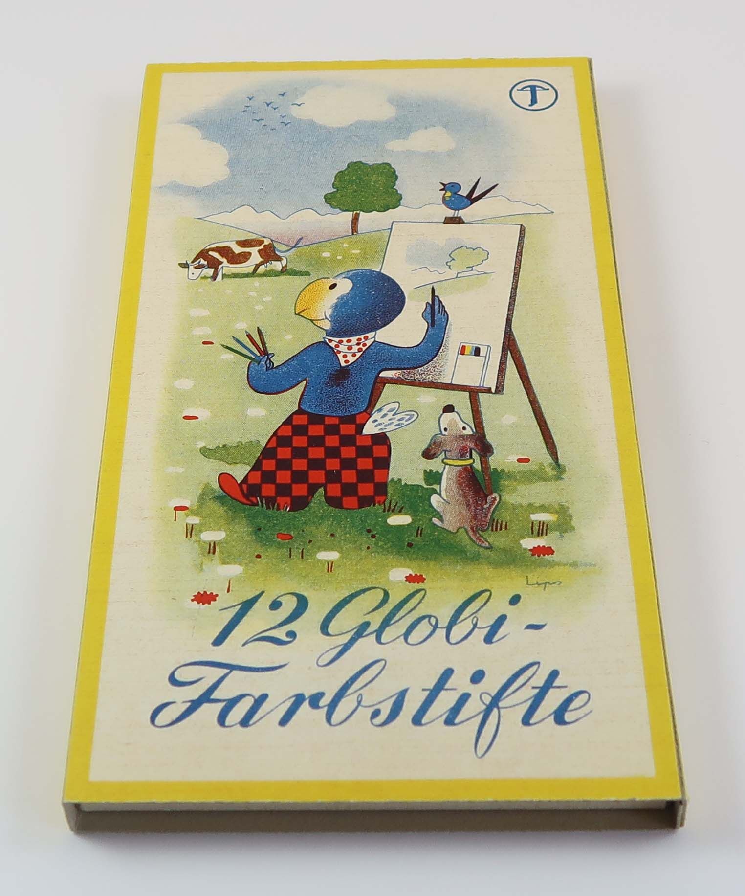 Globi Farbstifte 1950er Jahre