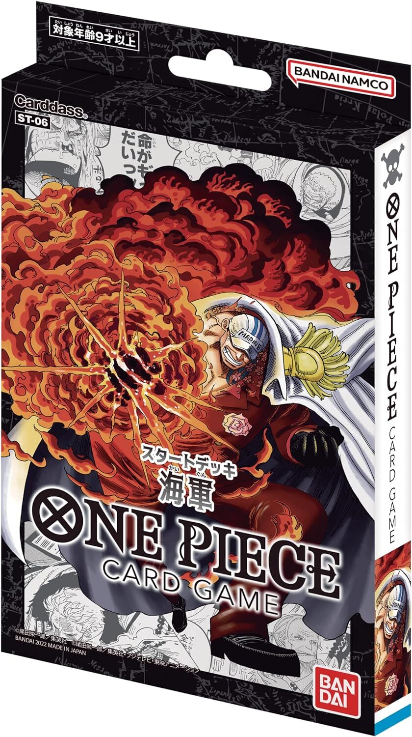 The Navy Absolute Justice ST-06 Starter Deck - One Piece Card Game - JPN The Navy Absolute Justice ST-06 Starter Deck - One Piece Card Game - JPN