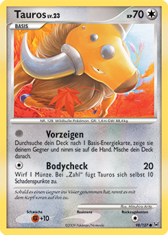 Tauros - 98/127 - Pokemon TCG - Near Mint