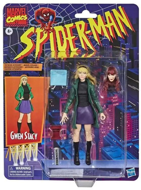 Spider-Man Marvel Legends Retro Series Gwen Stacey Action Figure