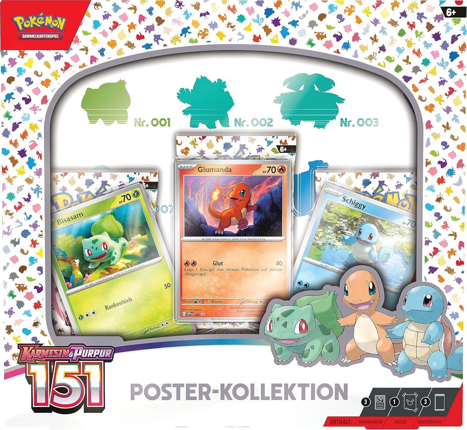 Pokémon TCG: Karmesin & Purpur - 151 Poster Kollektion - DE