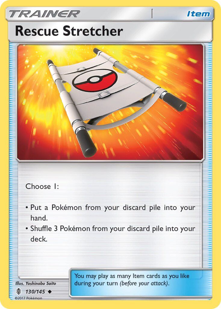 Rescue Stretcher - 130/145 - Pokémon TCG - Lightly Played - EN