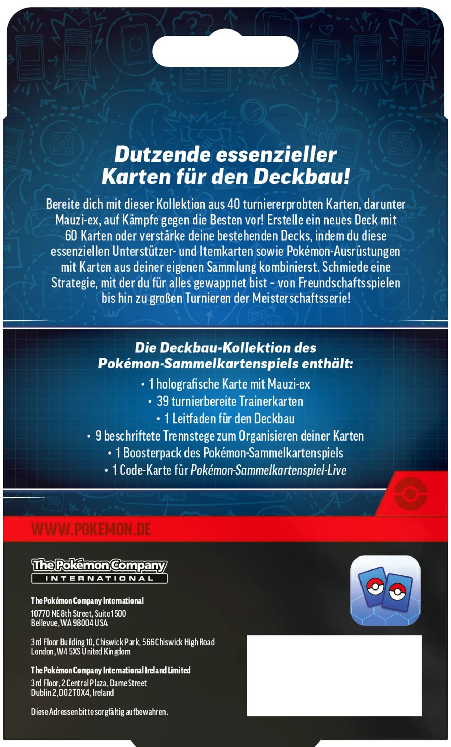 Pokémon TCG: Deckbau-Kollektion Mauzi-ex - DE