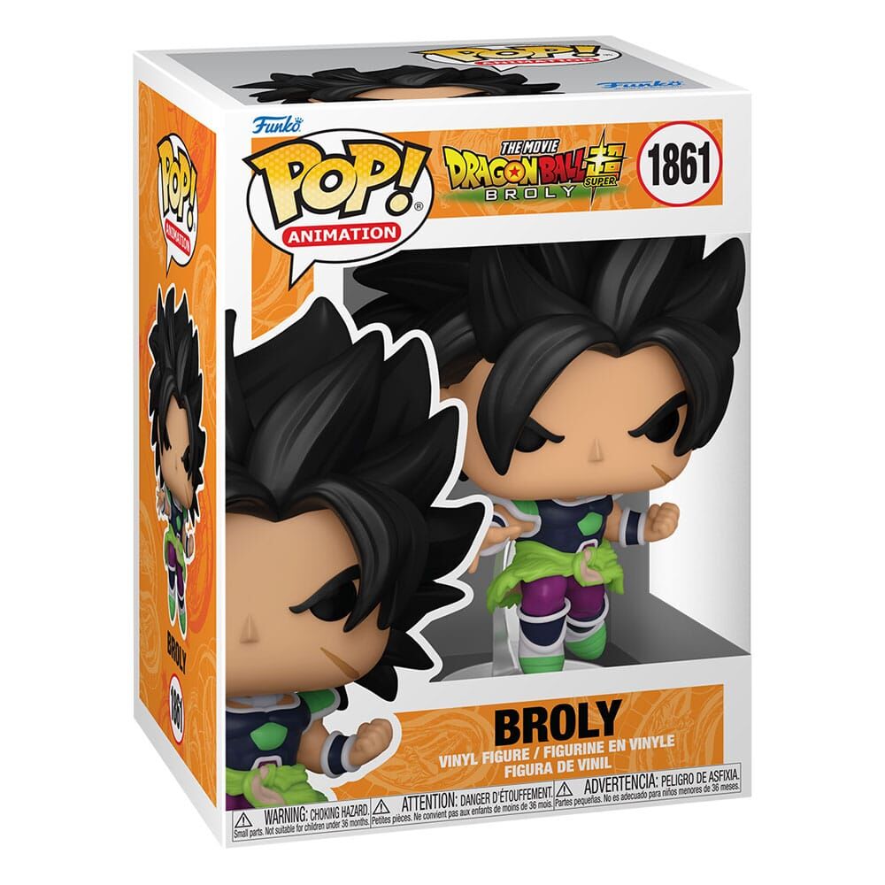 Dragon Ball Super POP! Animation Vinyl Figur Broly 9 cm Dragon Ball Super POP! Animation Vinyl Figur Broly 9 cm
