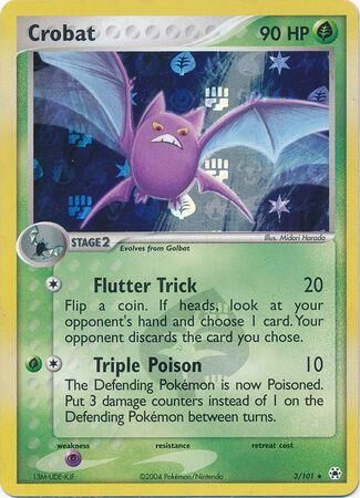 Crobat - 3/101 - Reverse Holo - EN