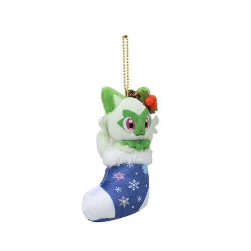 Paldeas Sprigatito Weihnachtsmarkt Plush - 16 cm