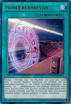 Sonderfahrplan - Yu-Gi-Oh!
