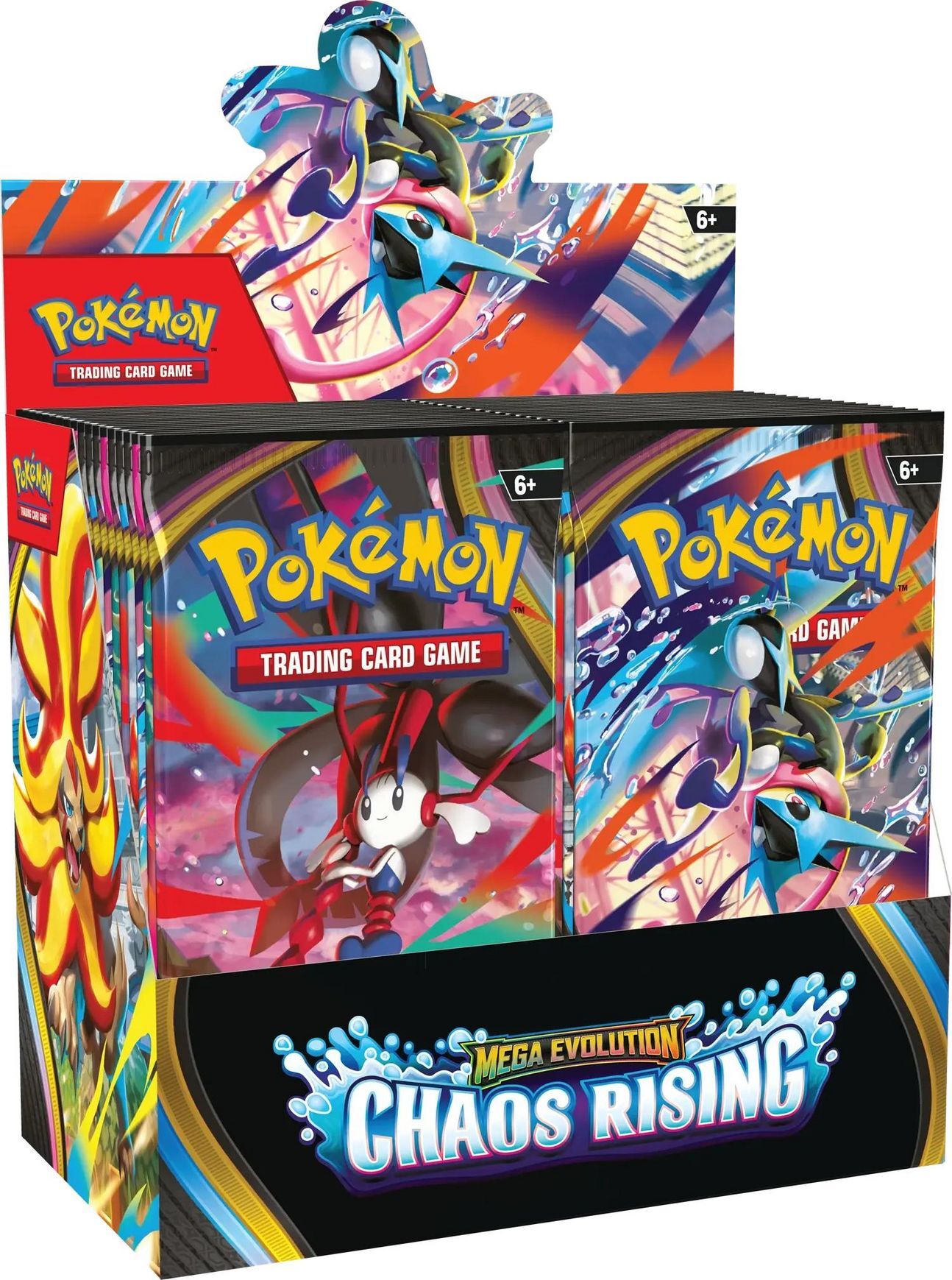 Pokémon TCG: Mega Evolution (ME04) - Chaos Rising Booster Display (36 packs) - EN Pokémon TCG: Mega Evolution (ME04) - Chaos Rising Booster Display (36 packs) - EN