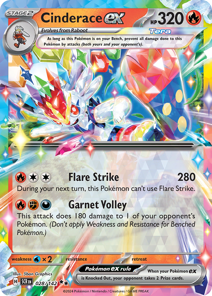 Cinderace ex - 028/142 - EN
