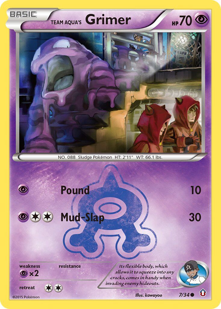 Team Aqua’s Grimer - 7/34 - EN