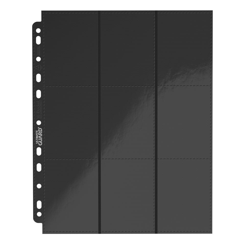 Ultimate Guard 18-Pocket Pages Side-Loading Schwarz (10)