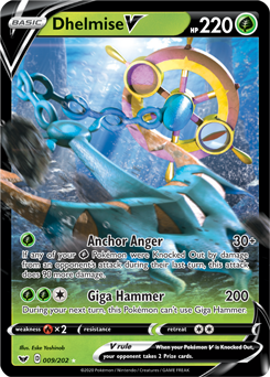 dhelmise-v-009-202-pokemon-tcg-near-mint-en Dhelmise V - 009/202 - Pokémon TCG - Near Mint - EN