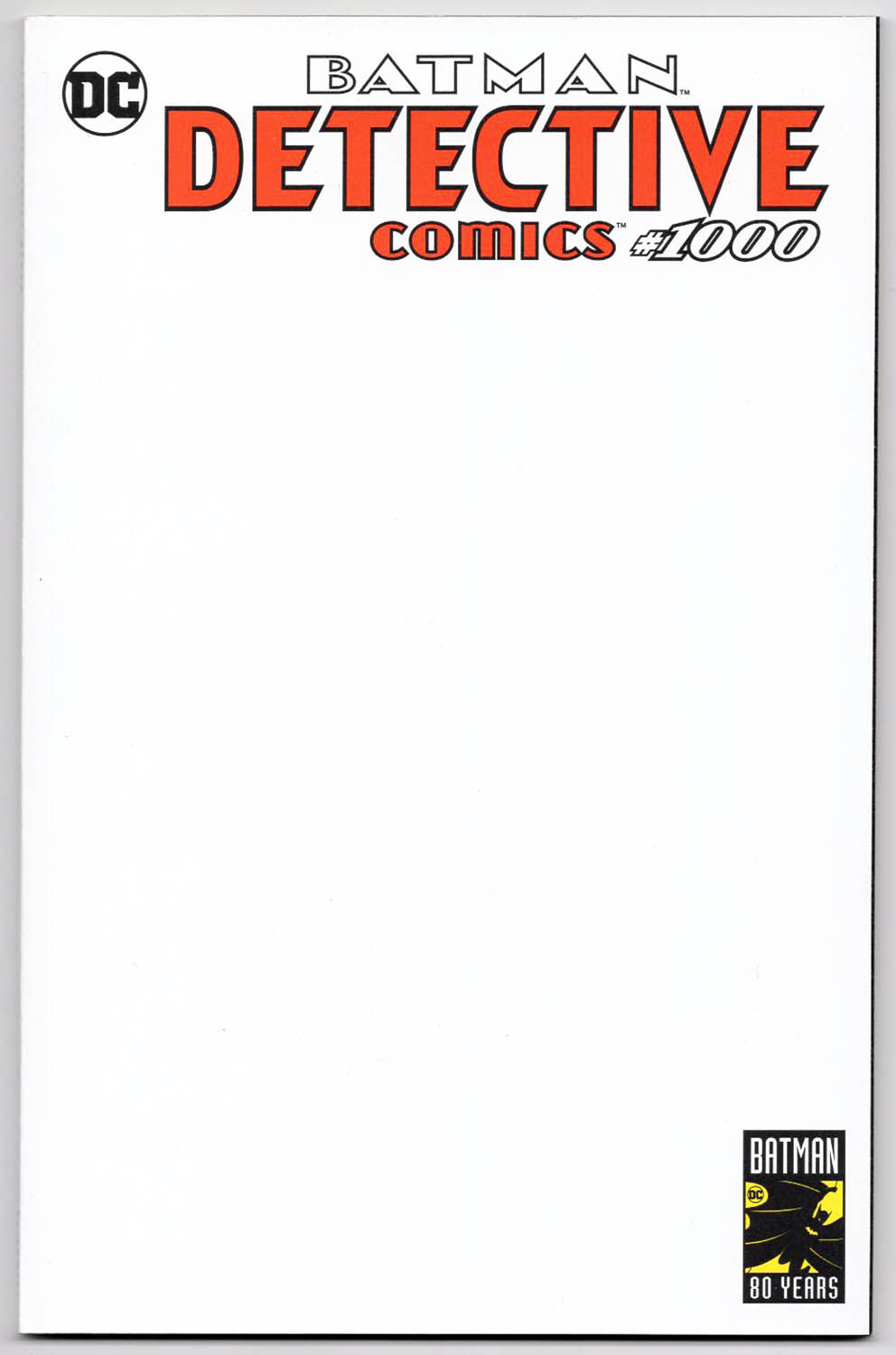 detective_comics_1000_white Detective Comics #1000 Blank Variant