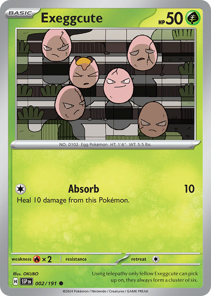 Exeggcute - 002/191 - EN