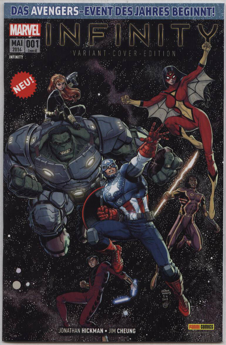 infinity_deutsch_1v Infinity Variant Cover #1