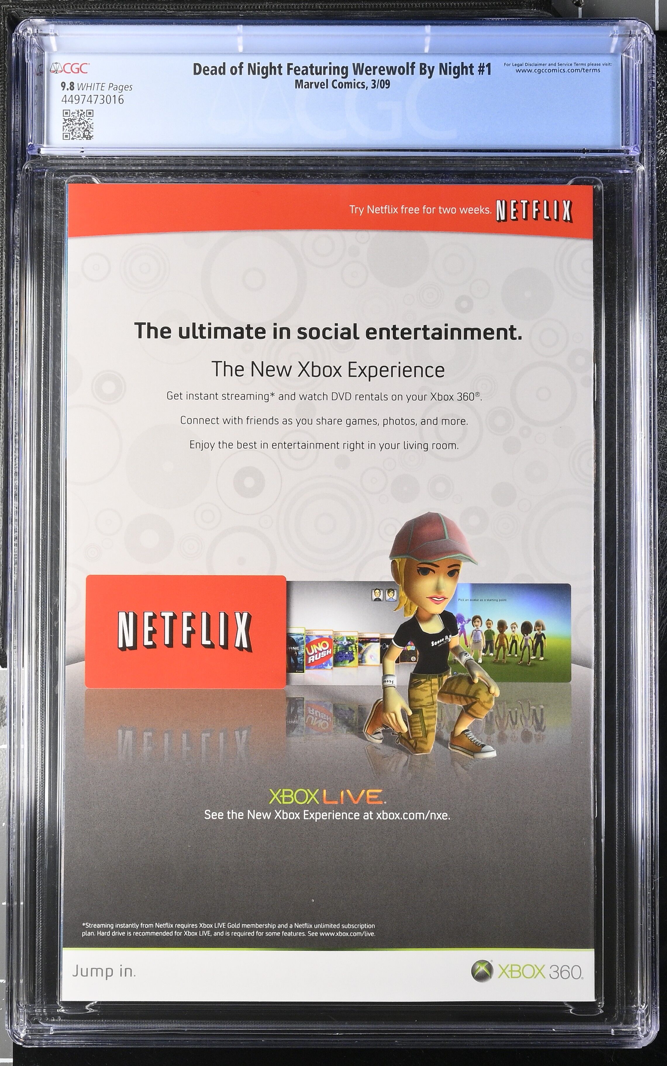 Dead of Night Featuring Werewolf by Night #1 CGC 9.8