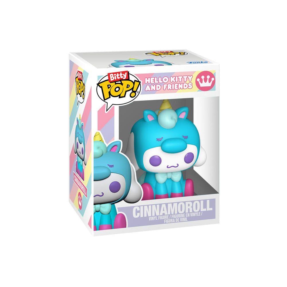 Hello Kitty And Friends Bitty POP! Vinyl Figur 2er-Pack - Hello Kitty & Cinnamoroll - 2,5 cm