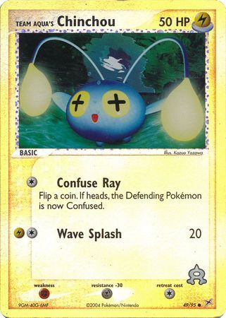 Team Aqua’s Chinchou - 49/97 - Reverse Holo - EN