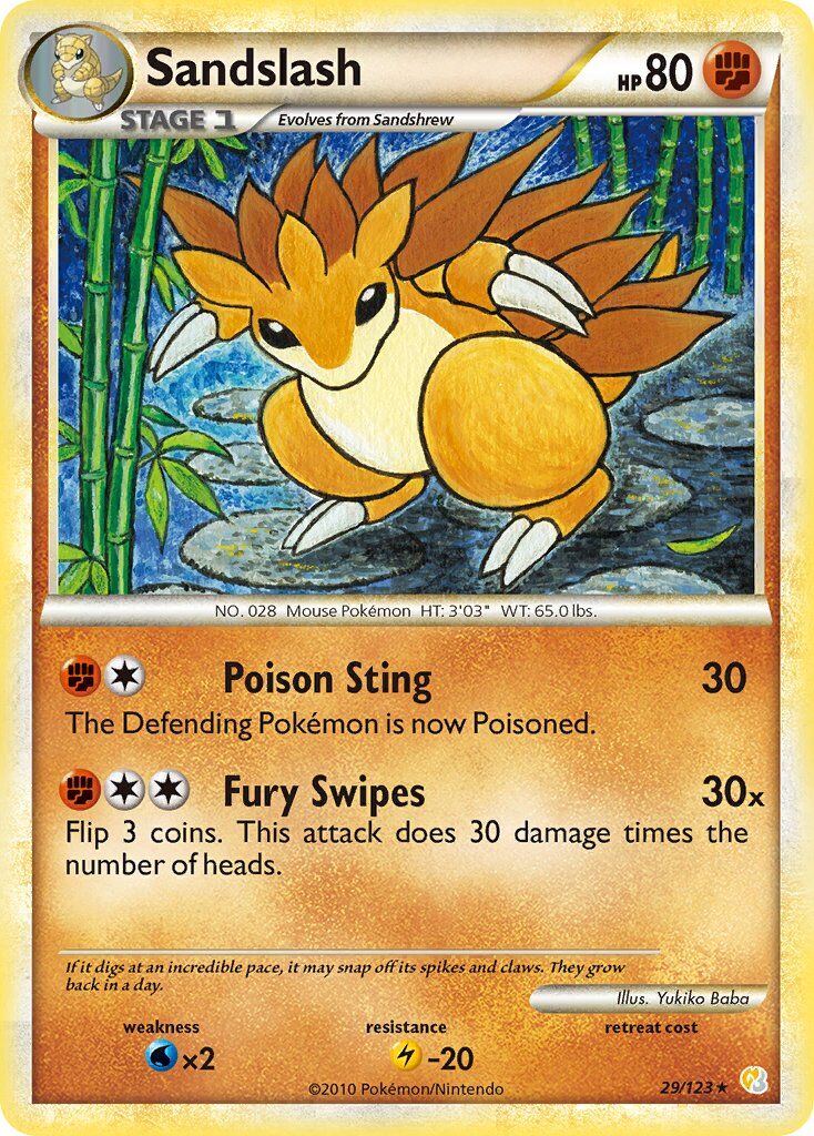 Sandslash - 29/123 - EN