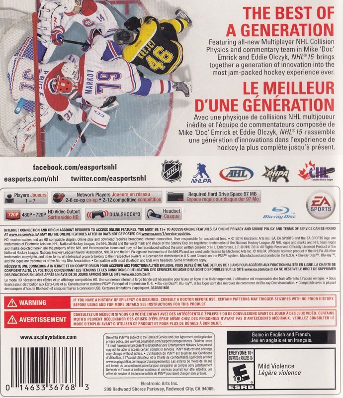 NHL 15 - PS3