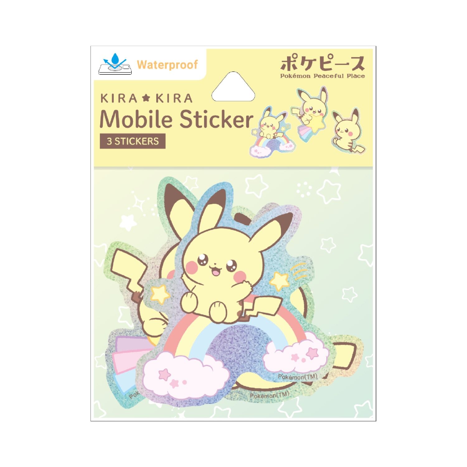 Pokepeace Mobile Sticker Pikachu
