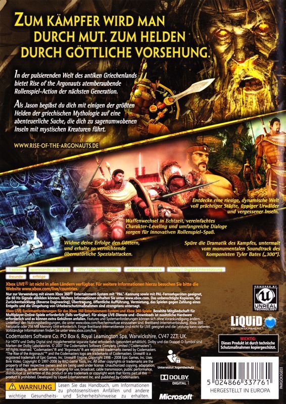 Rise of the Argonauts - Xbox 360